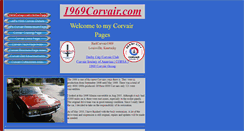 Desktop Screenshot of 1969corvair.com